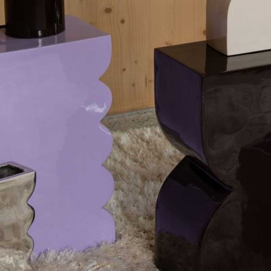 Purple side table discount